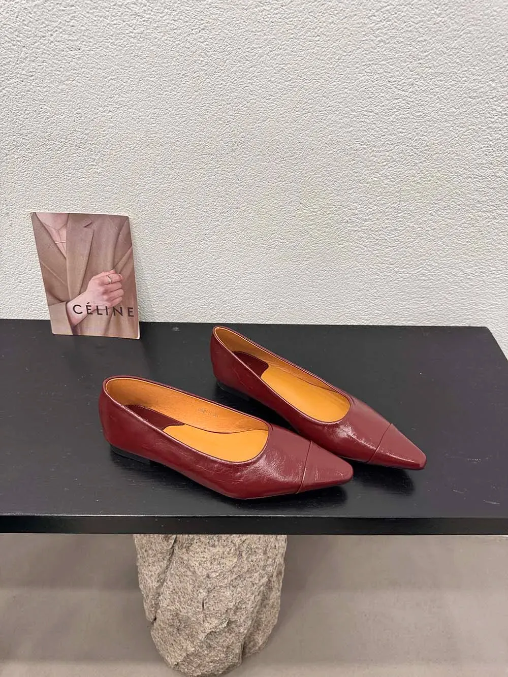 binfenxie  -  Pointed Toe Women Flats Loafers 2024 New Arrivals Black Brown Beige Red Autumn Dress Shoes Woman Party Loafers Mules Size 35-39