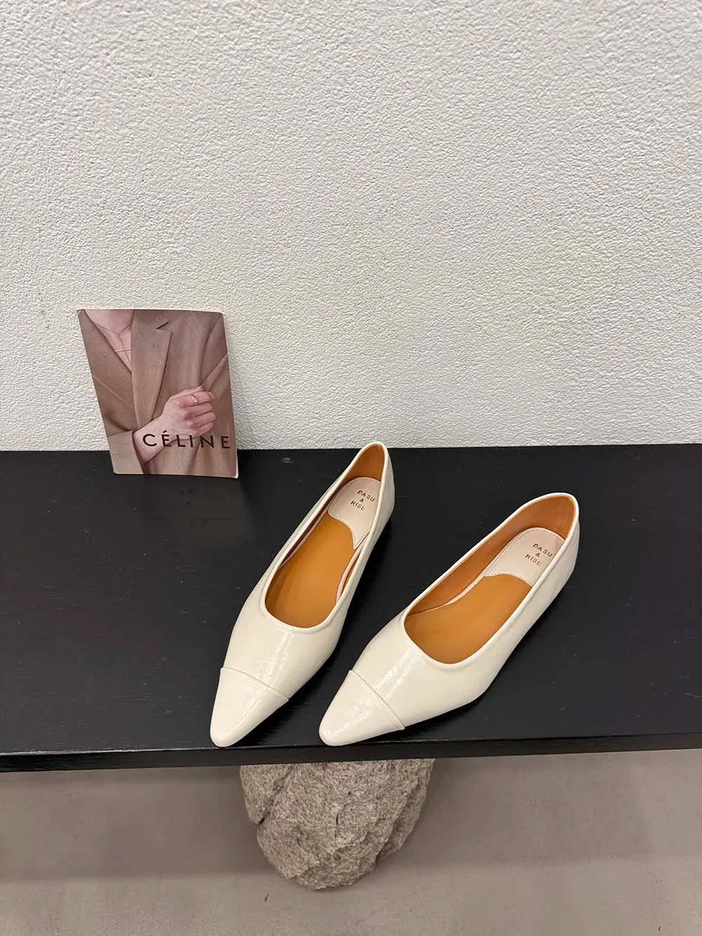 binfenxie  -  Pointed Toe Women Flats Loafers 2024 New Arrivals Black Brown Beige Red Autumn Dress Shoes Woman Party Loafers Mules Size 35-39