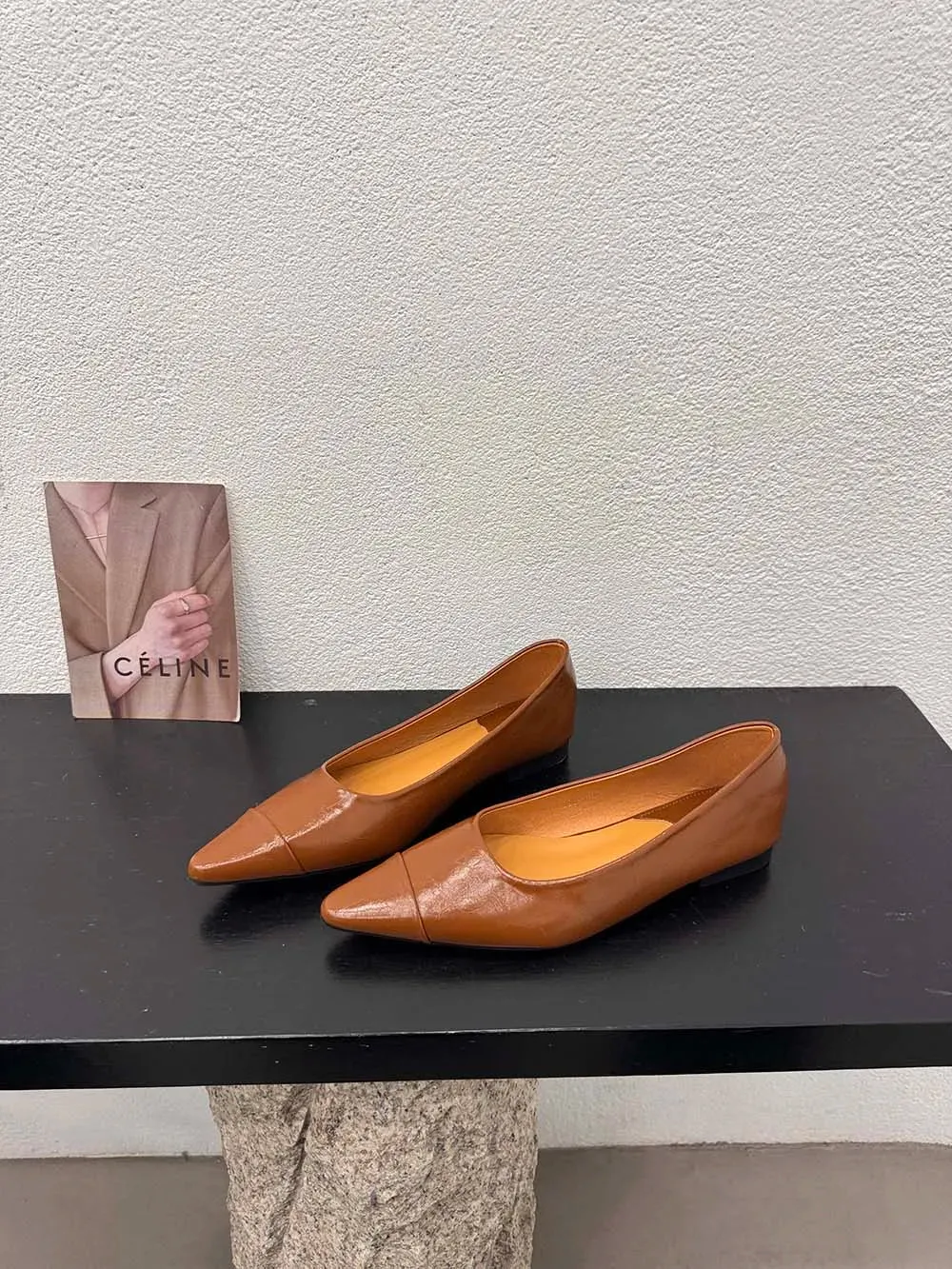 binfenxie  -  Pointed Toe Women Flats Loafers 2024 New Arrivals Black Brown Beige Red Autumn Dress Shoes Woman Party Loafers Mules Size 35-39