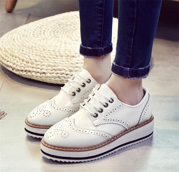 England Style Women's Vintage Oxfords