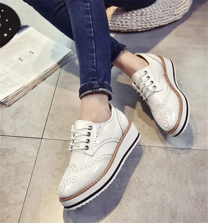 England Style Women's Vintage Oxfords