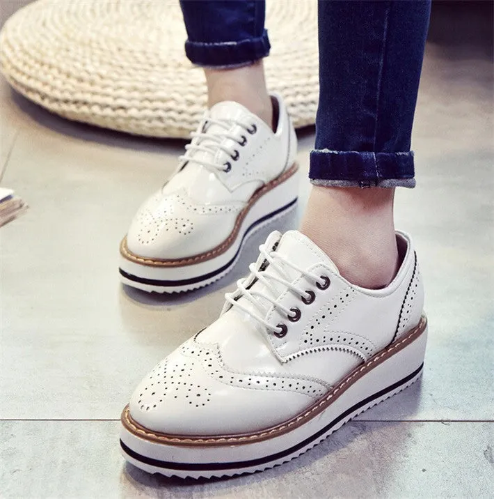 England Style Women's Vintage Oxfords