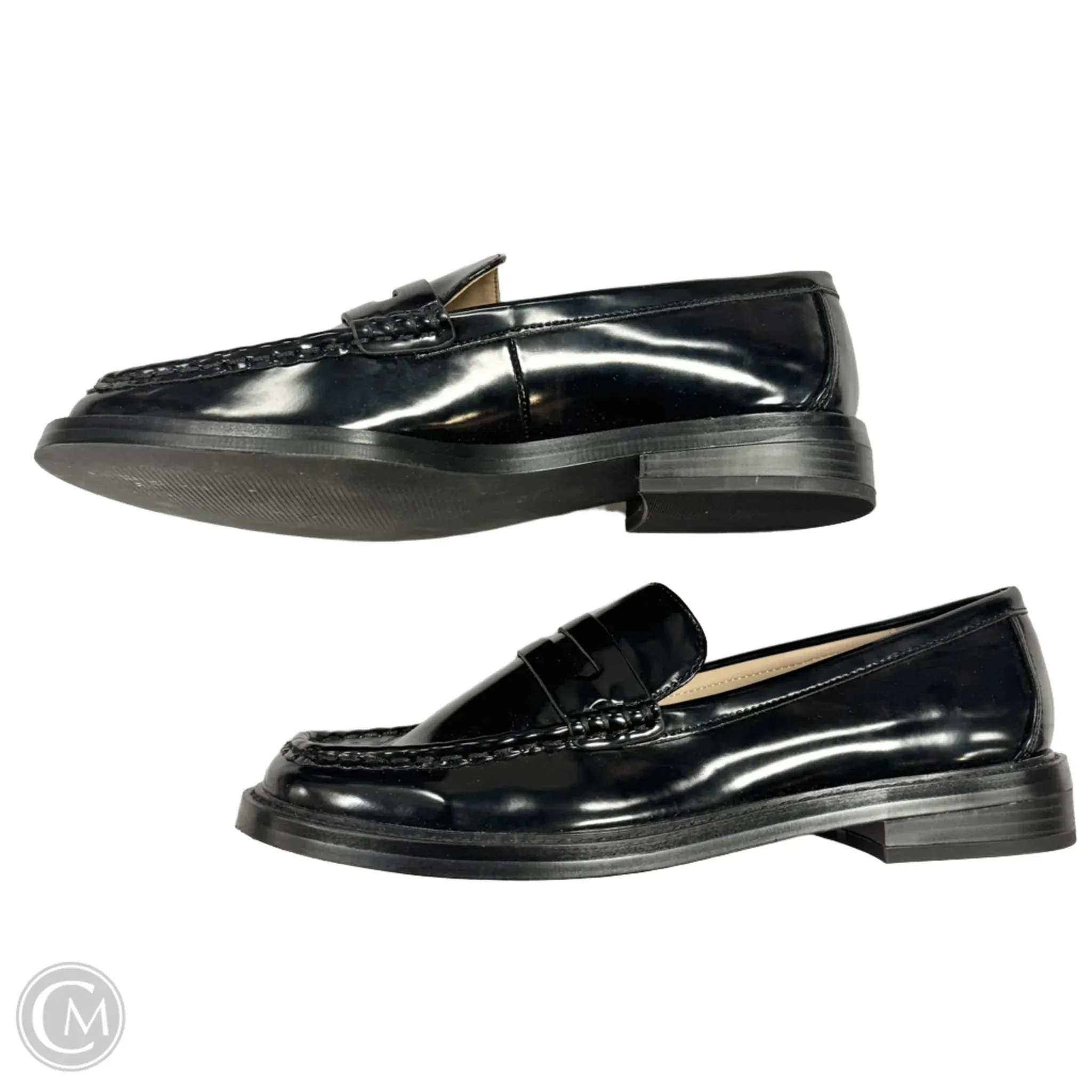 Shoes Flats By Loft In Black, Size: 8