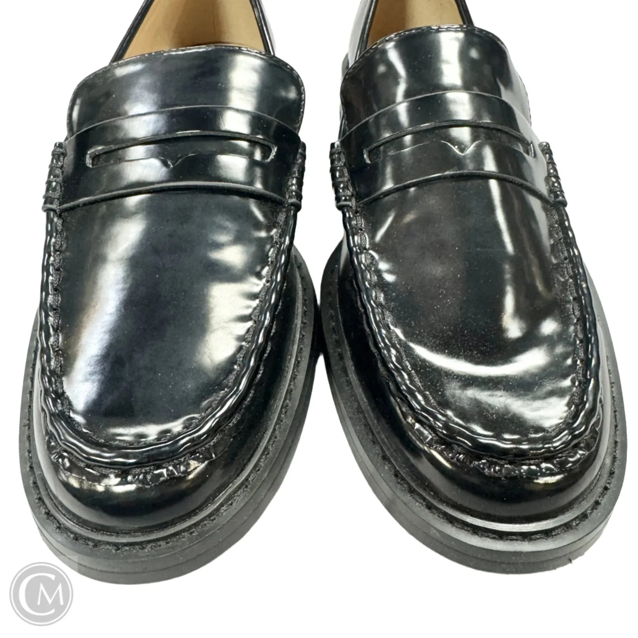 Shoes Flats By Loft In Black, Size: 8