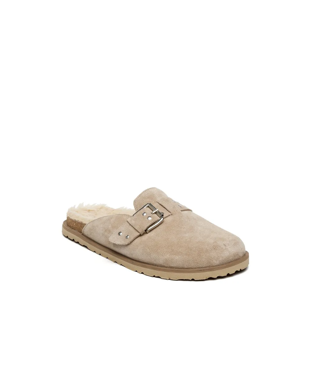 STEVE MADDEN EVERGREEN LEATHER MULES