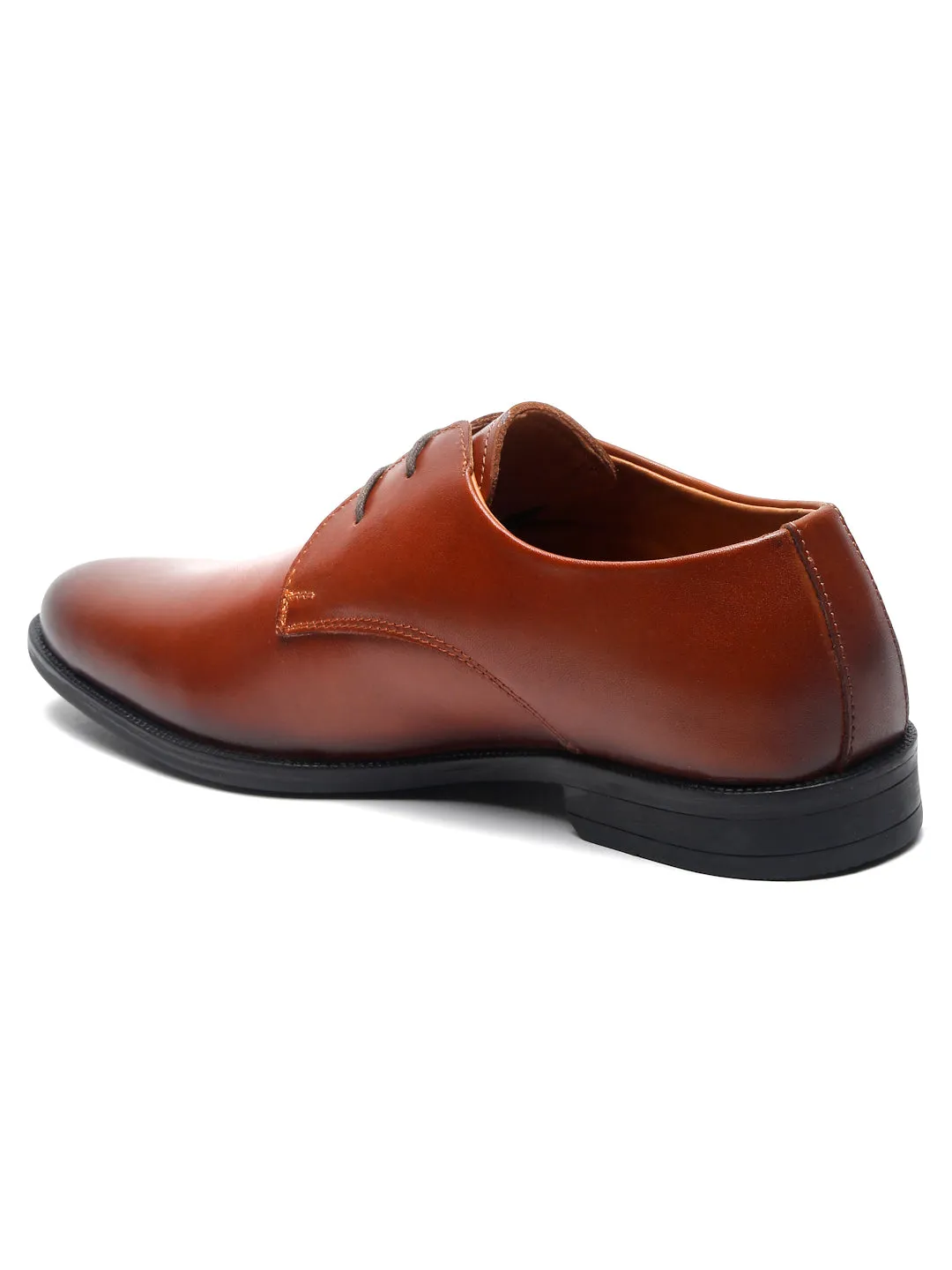 Teakwood Leather Men Solid Brown Derbys