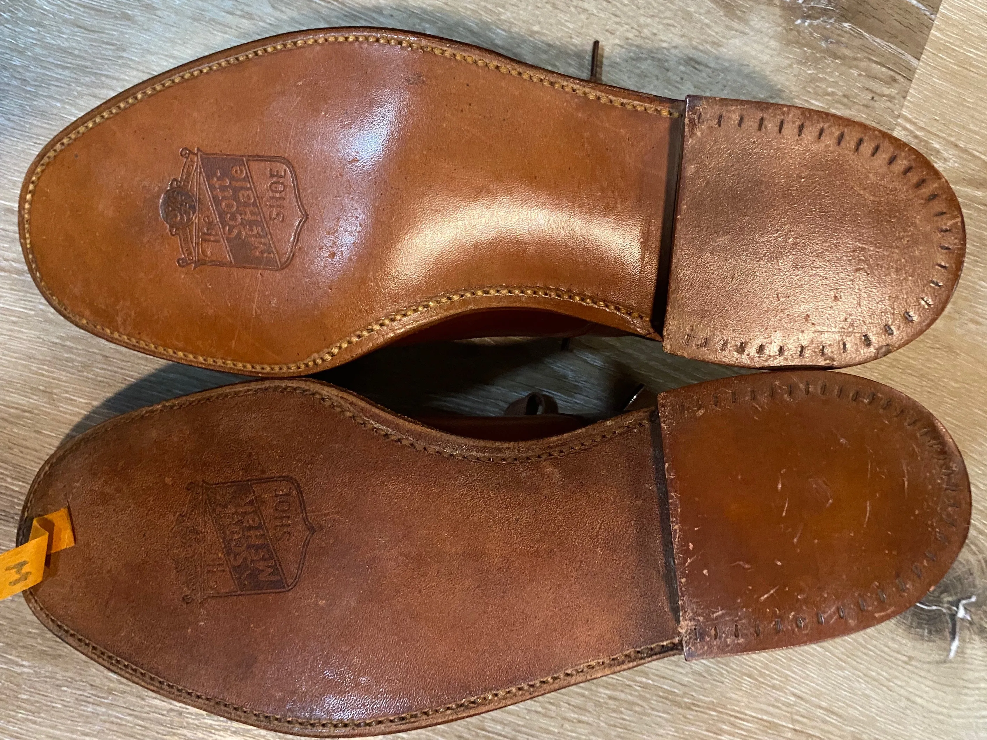 Very Rare Scott McHale Oxford Shoes Circa 1930s 6M 38/39 (Canada) Deadstock