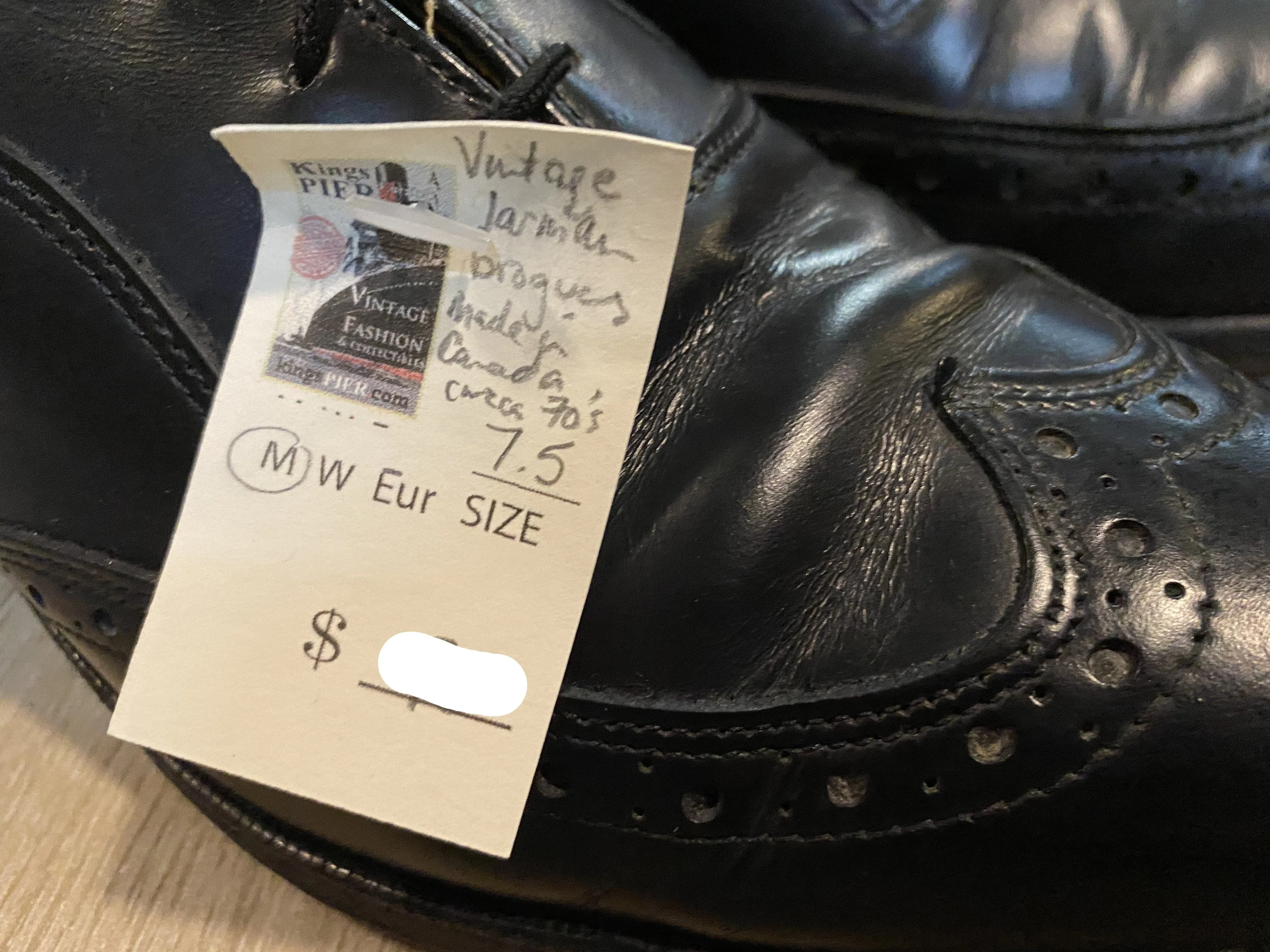 Wingtip Jarman Benchmark Oxford Shoes 7.5M 40/41 (Canada)